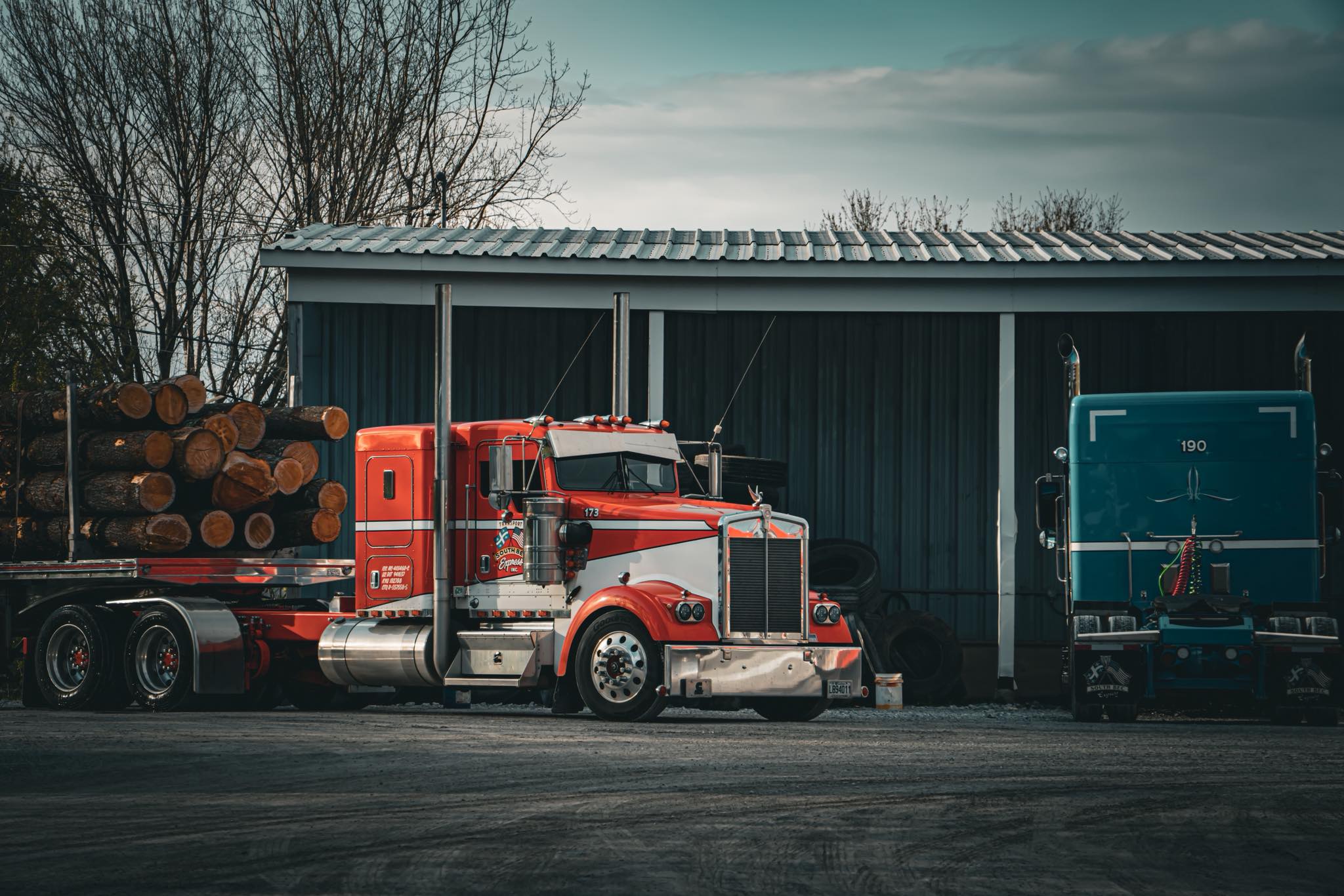 SouthBec Express cross-border freight truck